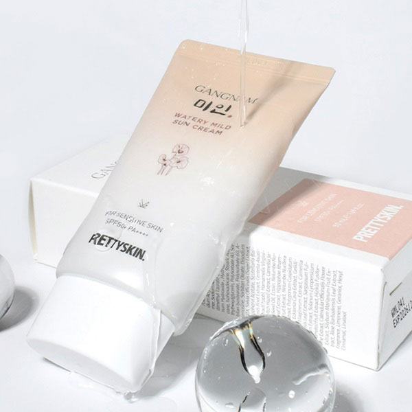 Kem Chống Nắng PrettySkin Watery Mild Cấp Ẩm Dưỡng Trắng Da