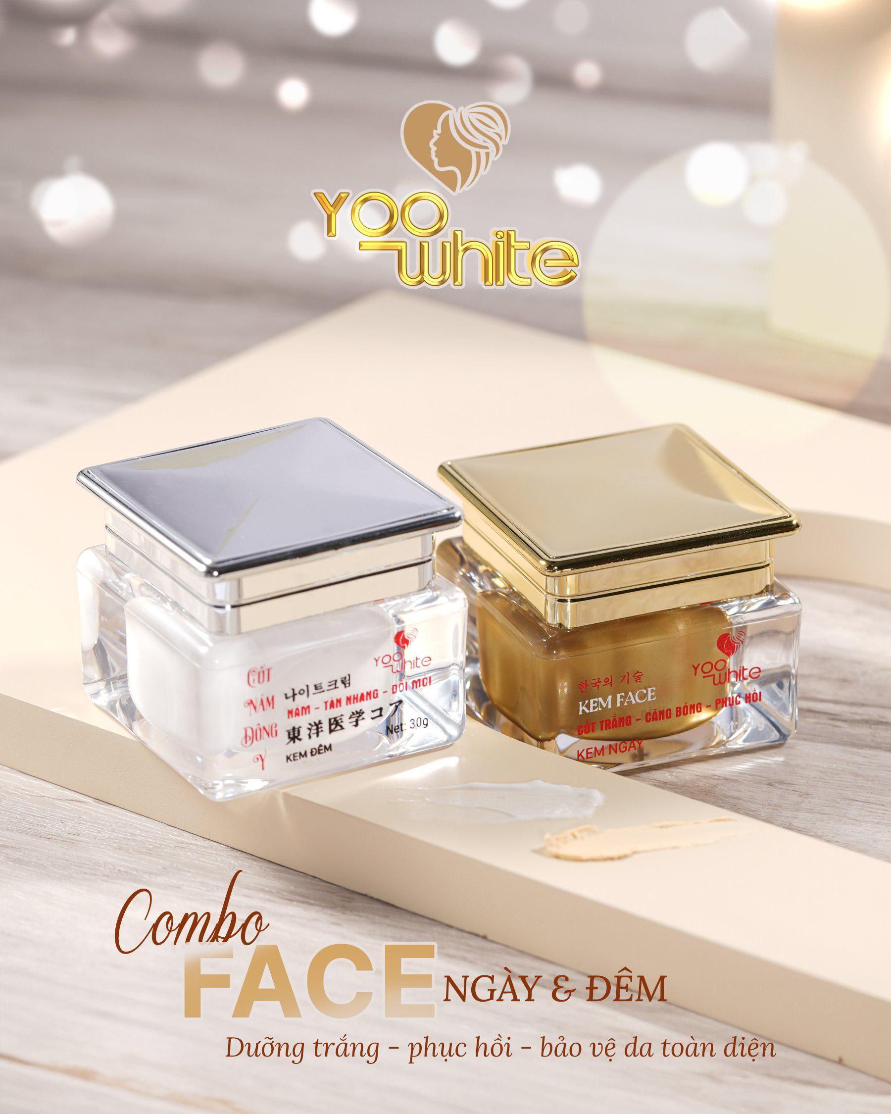Bộ 4 dưỡng trắng da mờ nám siêu hiệu quả từ nhà Yoo White