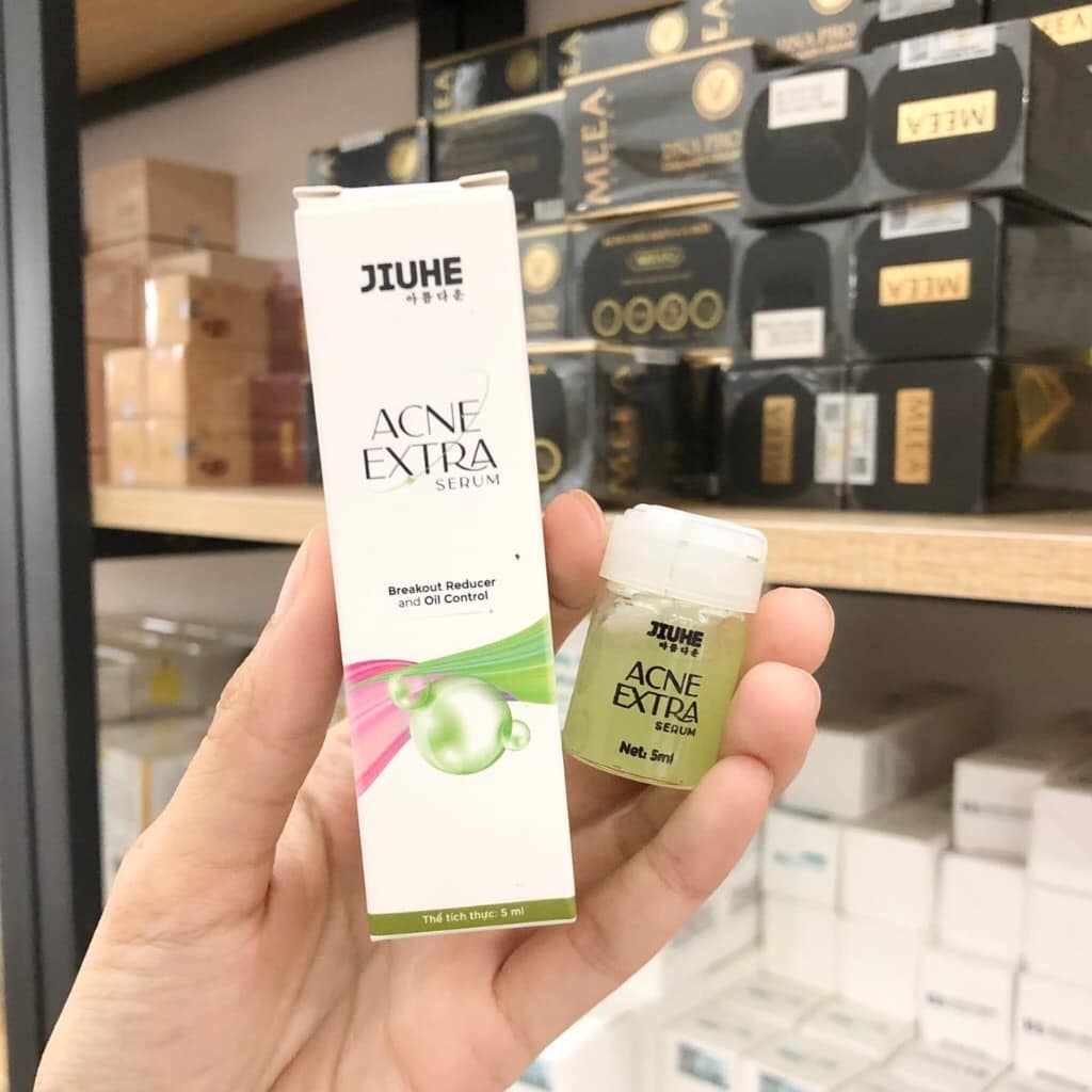 Combo Giảm Mụn Kem Face Rau Má Centella Ance Jiuhe và Serum Acne Extra Jiuhe Thanh Tô Cosmetics