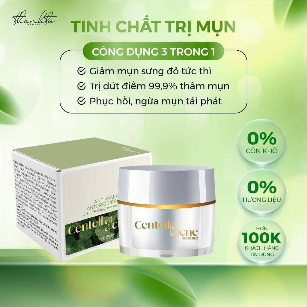 Kem Face Rau Má Thanh Tô Giảm Mụn Jiuhe Centella Acne
