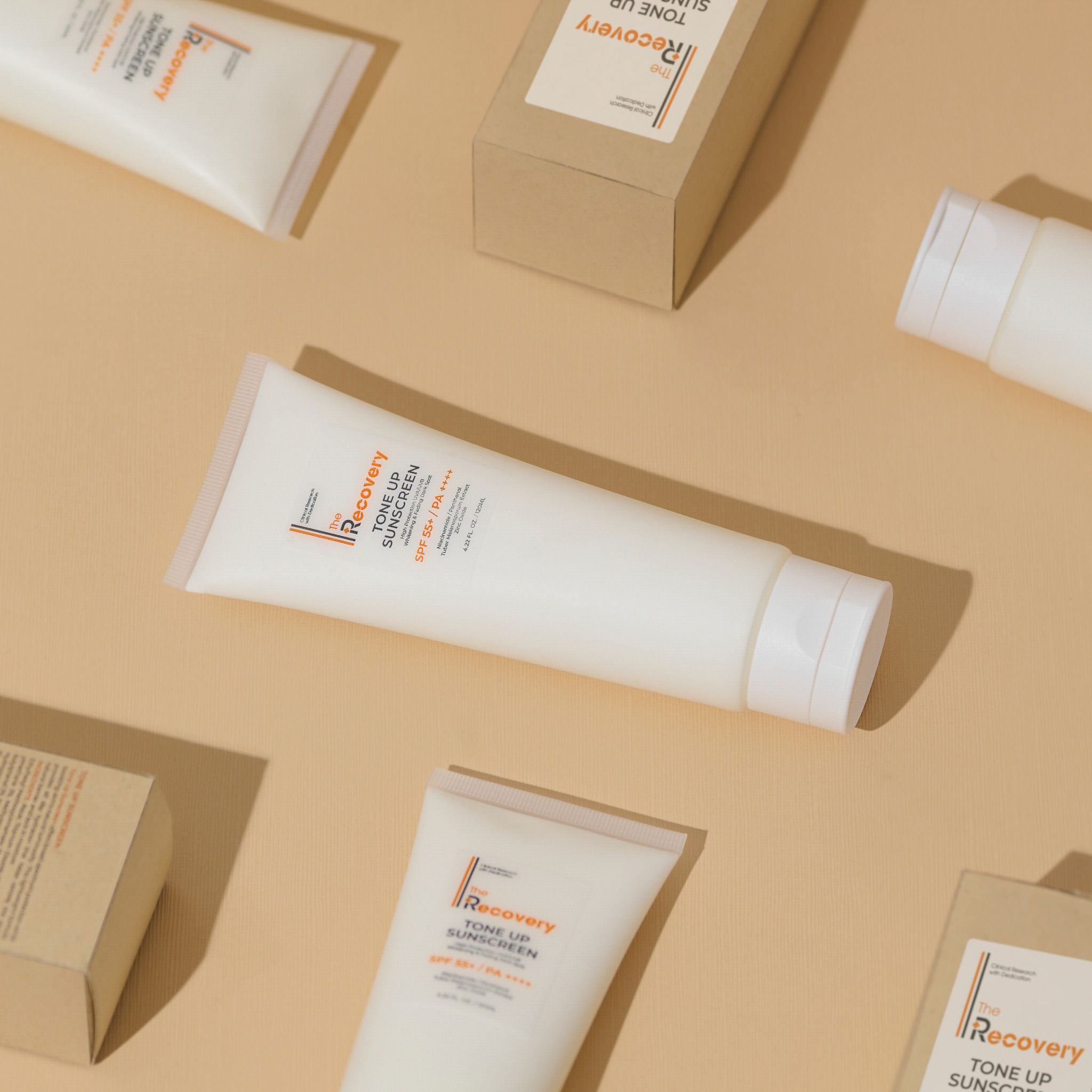 Chào mừng bạn đến với The Recovery Tone Up Sunscreen SPF 55  một sản phẩm chủ thương hiệu mỹ phẩm The Recovery, nguyên liệu nhập khẩu 100% từ Châu Âu