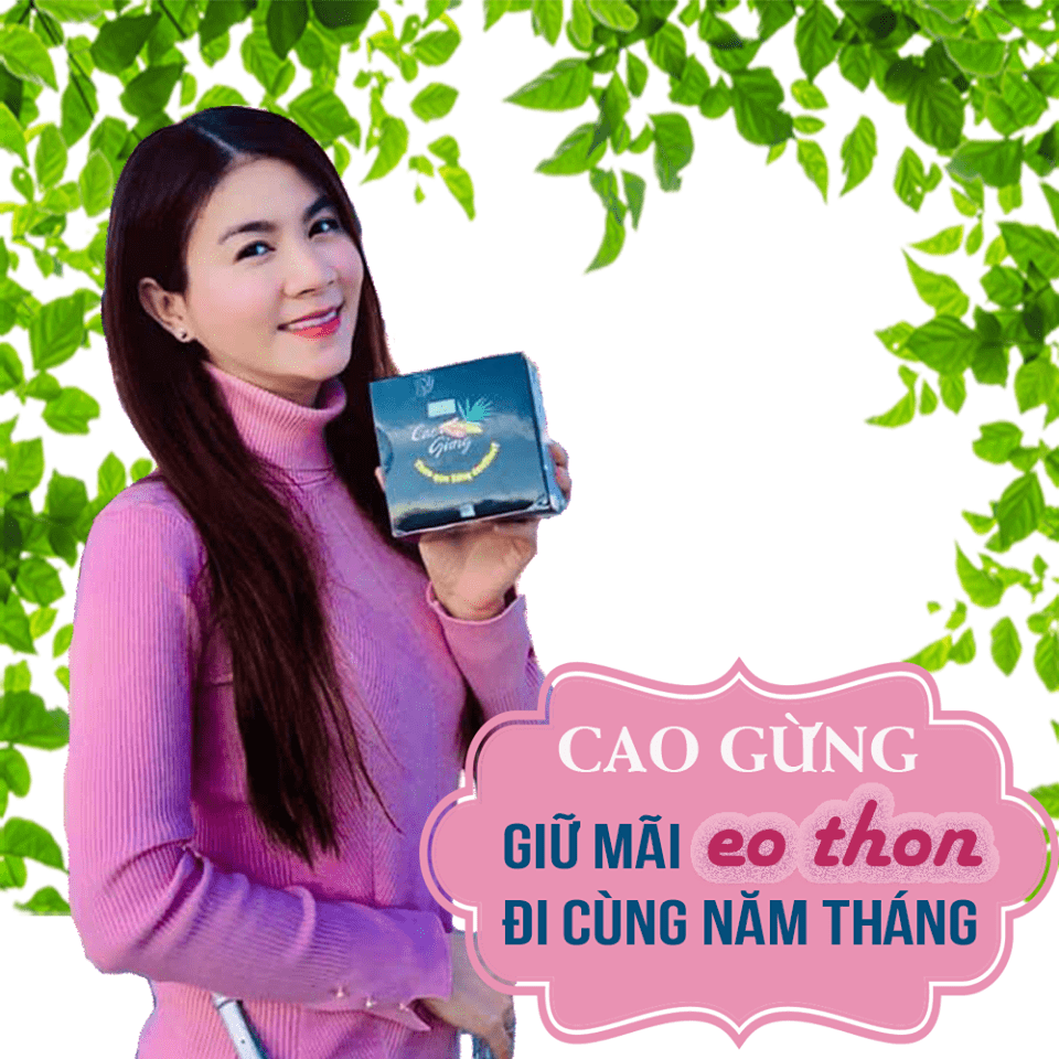 Cao gừng giữ mãi eo thon đi cũng năm tháng