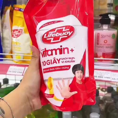 Nước Rửa Tay Lifebuoy Bảo Vệ Vượt Trội 1kg - Vitamin+