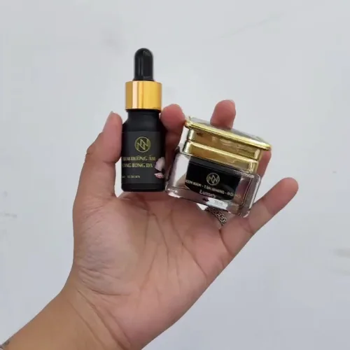 Combo Tái Tạo Ngọc Trai Đen Nn Luxury Serum 10ml & Kem Face 10g Phiên Bản Mới