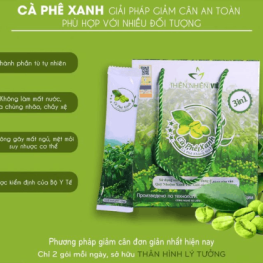 Cafe xanh Thiên Nhiên Việt hộp lớn 30 gói