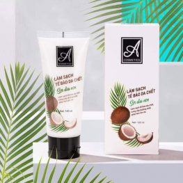 Tẩy da chết sợi dừa non A Cosmetics chính hãng Mỹ Phẩm Phương Anh