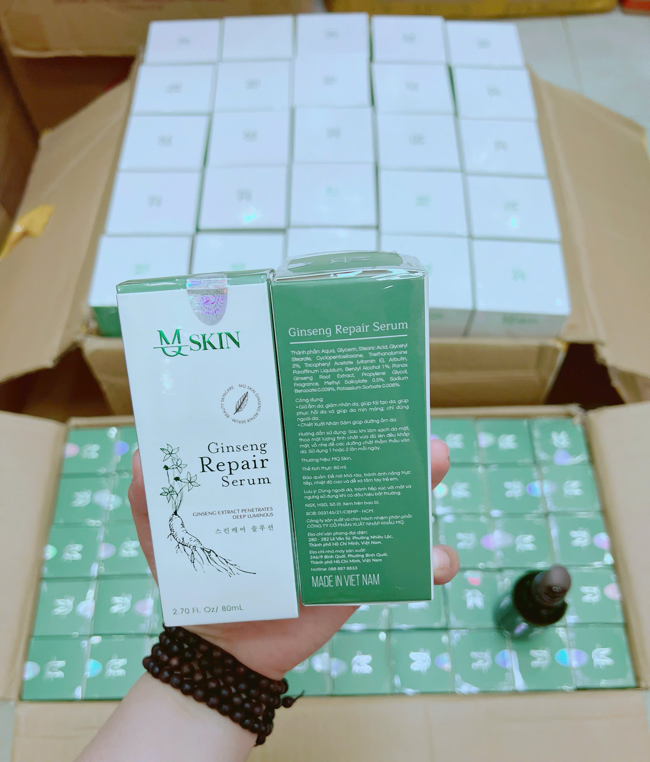Serum Thay Da Nhân Sâm MQ Skin 15 Serum Thay Da Nhân Sâm MQ Skin