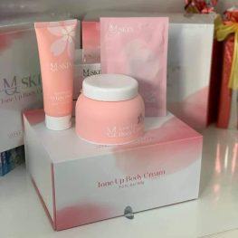 Combo dưỡng trắng body Hoa Anh Đào MQ Skin
