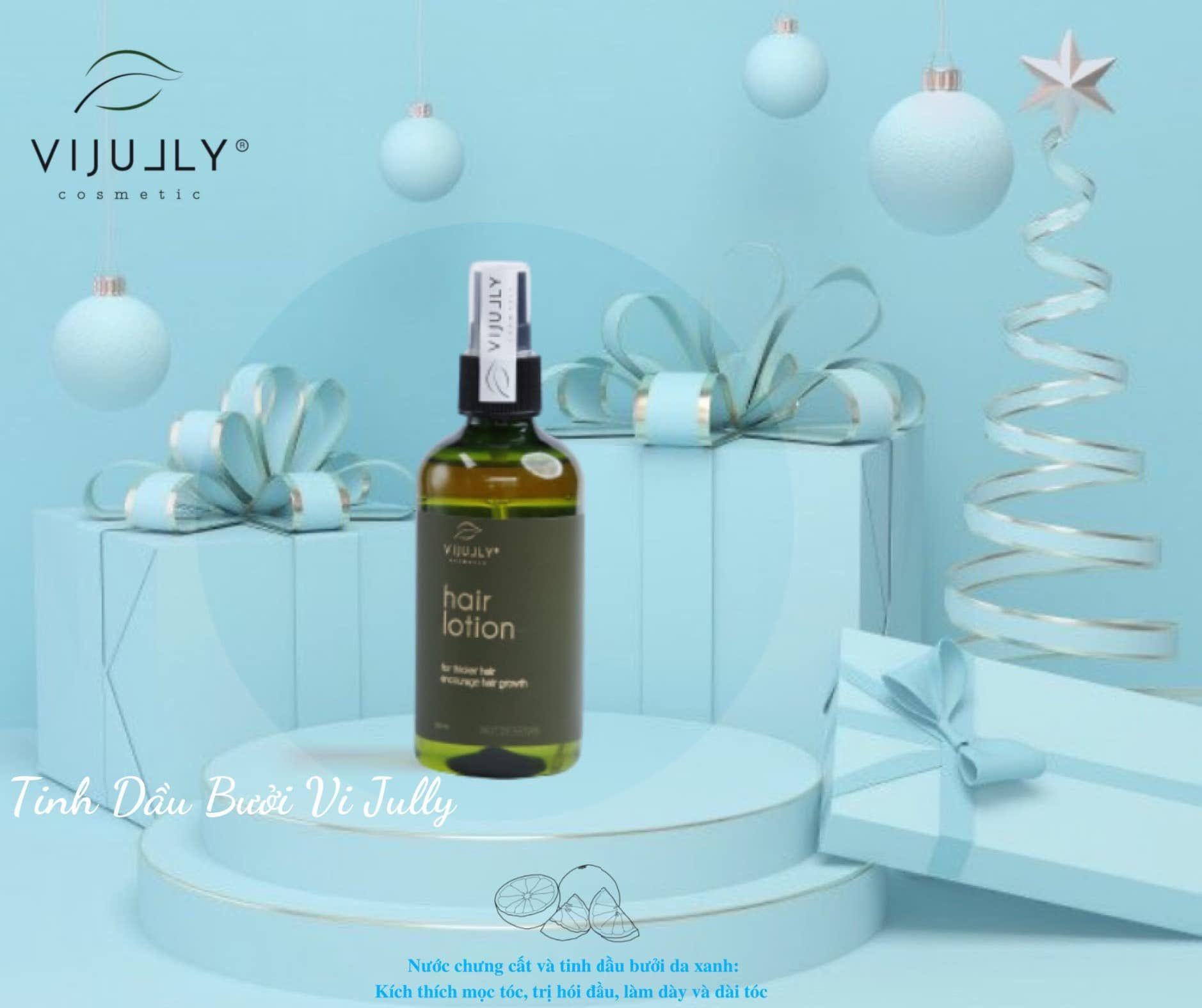 Combo tinh dầu bưởi VI JULLY chuyên trị rụng tóc