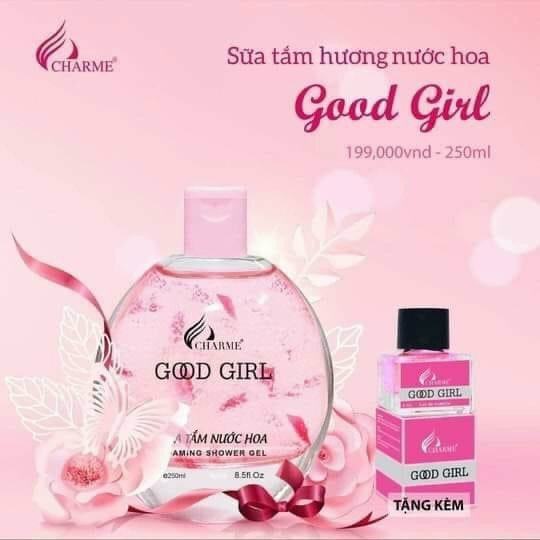 Sữa tắm Good Girl 250ml chính hãng Charme 4 Sữa tắm Good Girl 250ml chính hãng Charme