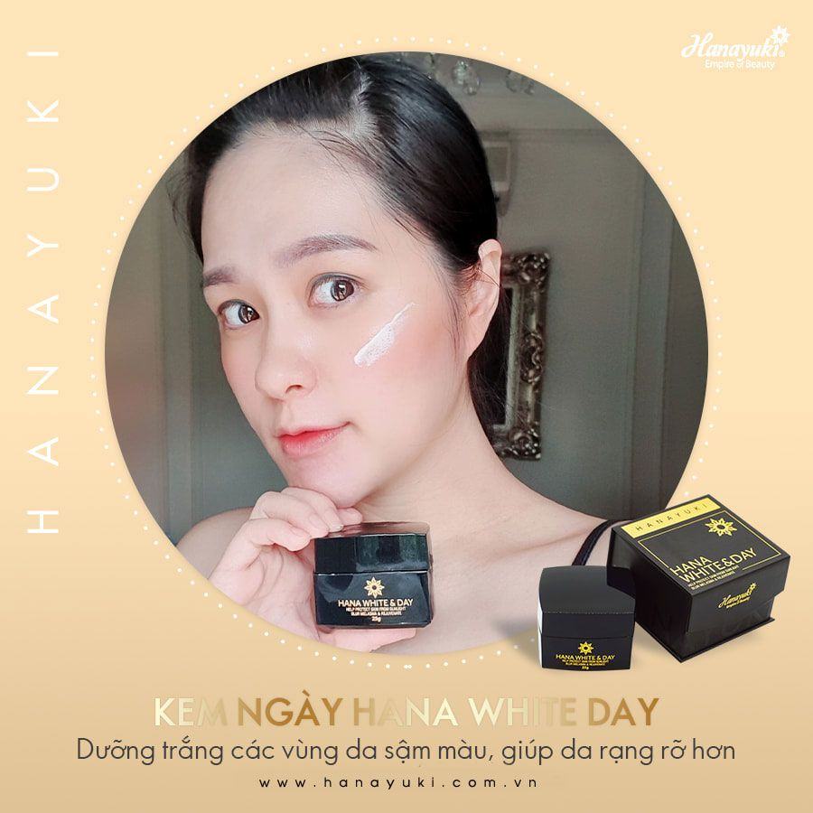 Kem dưỡng trắng da ban ngày Hana White & Day