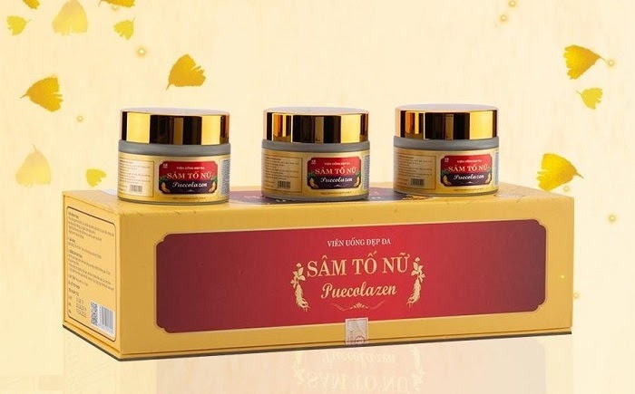 14689-sam-to-nu-1-21.jpg Viên Uống Sâm Tố Nữ Collagen Puecolazen - 8938527095099