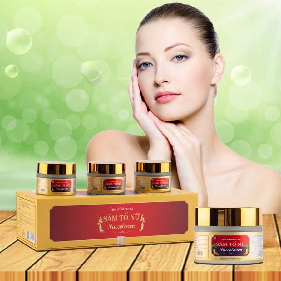 14689-sam-to-nu-puecolazen-1-21.jpg Viên Uống Sâm Tố Nữ Collagen Puecolazen - 8938527095099