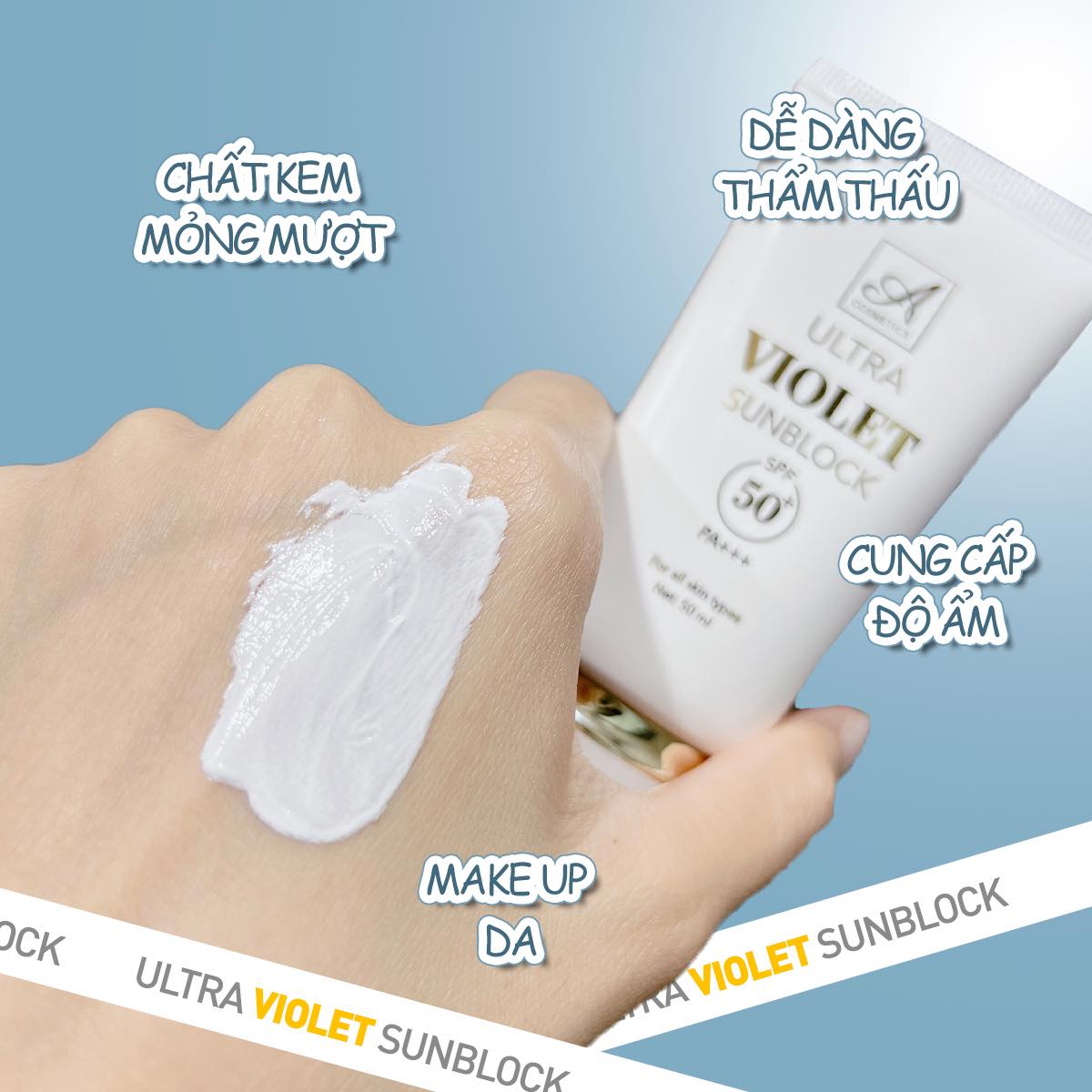 Kem Chống Nắng A Cosmetics Ultra Violet Sunblock Mỹ Phẩm Phương Anh 3 Kem Chống Nắng A Cosmetics Ultra Violet Sunblock Mỹ Phẩm Phương Anh