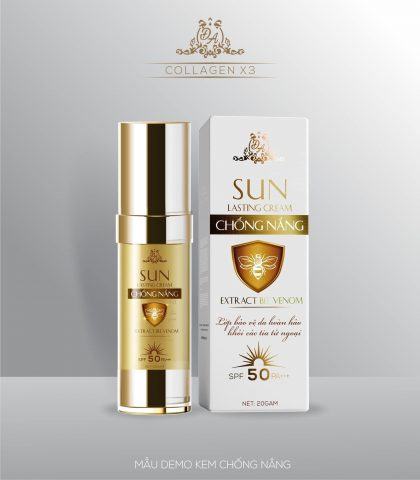 Kem chống nắng nọc ong Collagen X3 Đông Anh