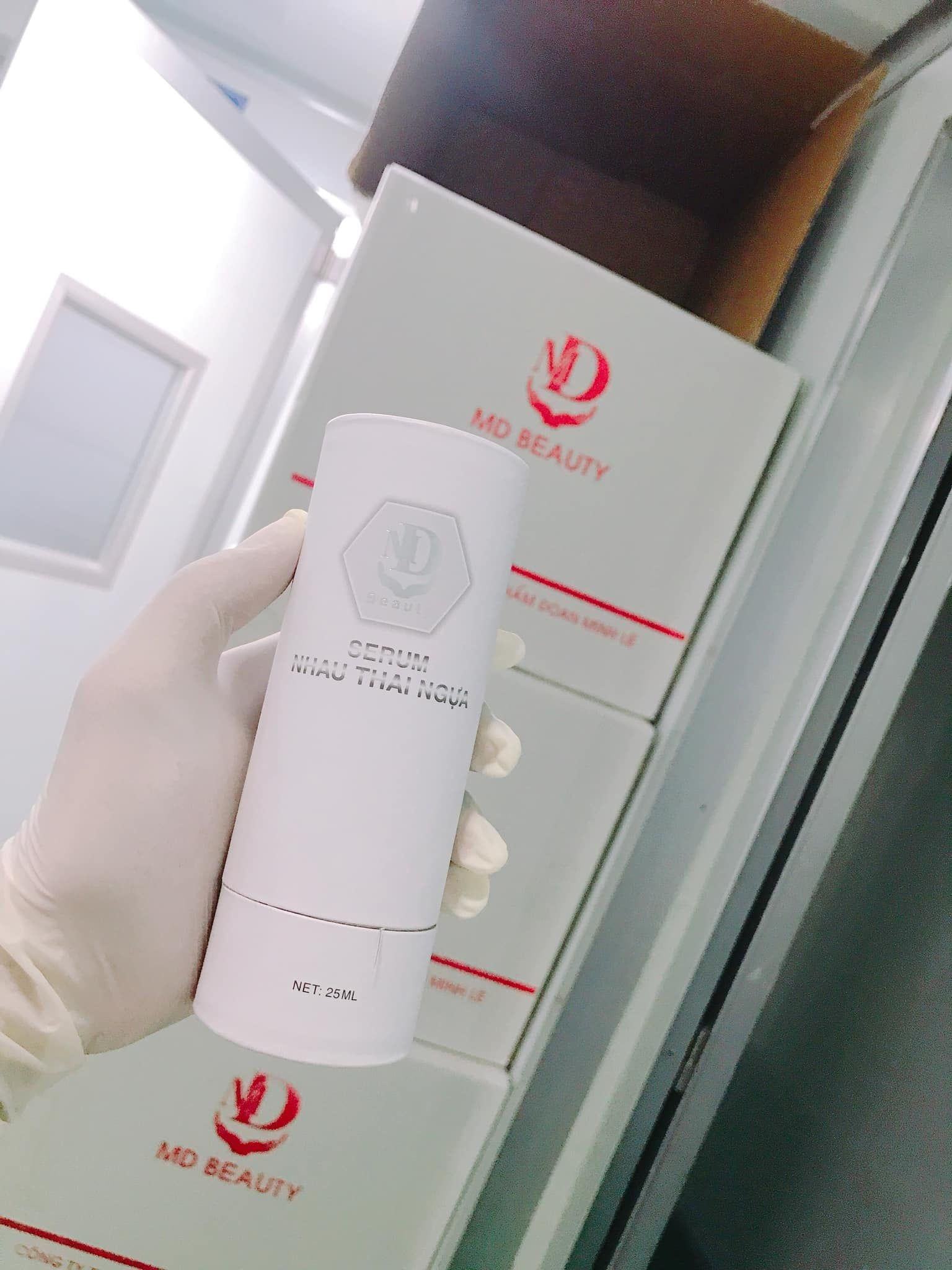 serum nhau thai ngựa ngăn ngừa mụn nám MD BEAUTY 3 serum nhau thai ngựa ngăn ngừa mụn nám MD BEAUTY