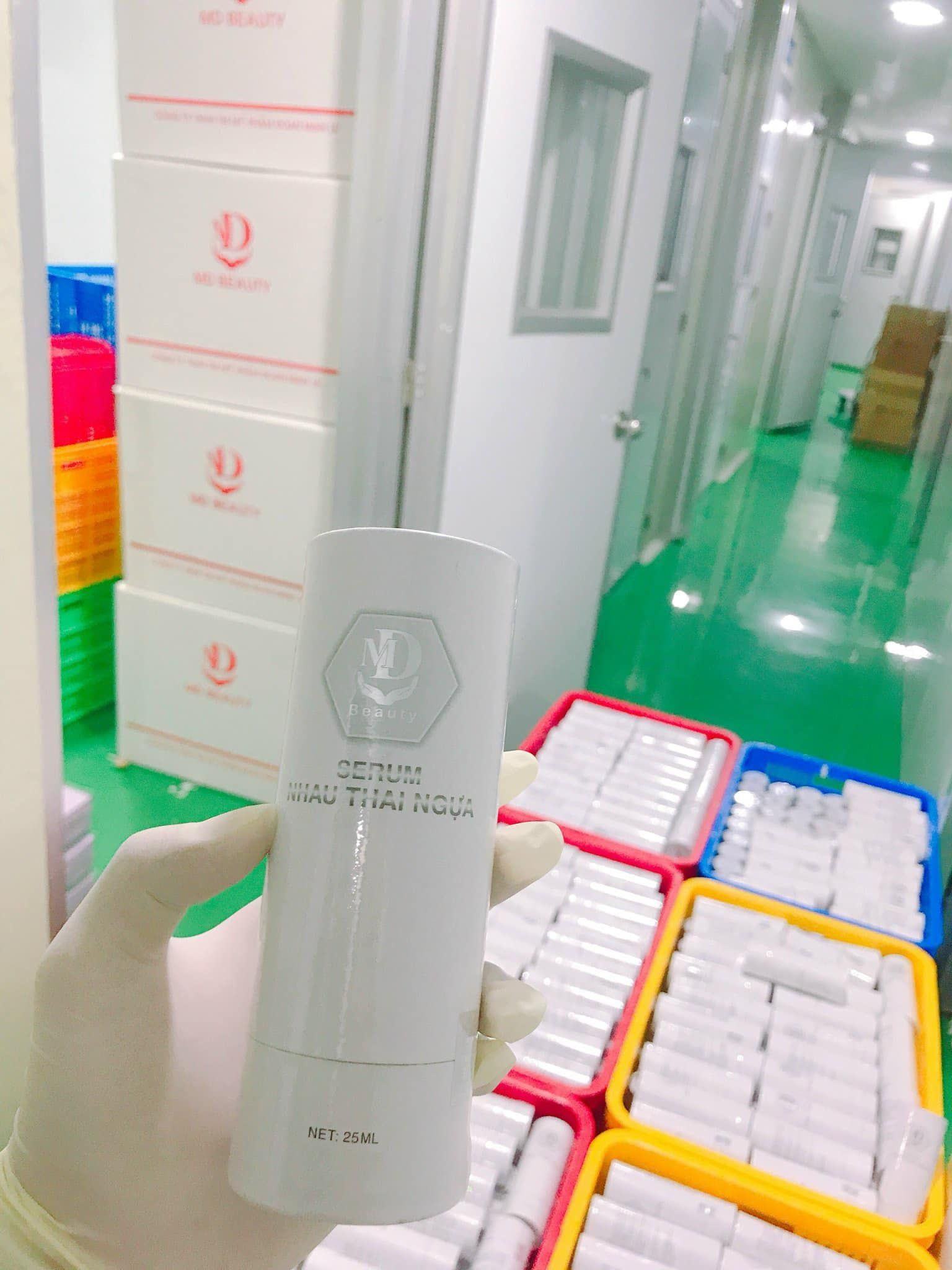 serum nhau thai ngựa ngăn ngừa mụn nám MD BEAUTY 6 serum nhau thai ngựa ngăn ngừa mụn nám MD BEAUTY