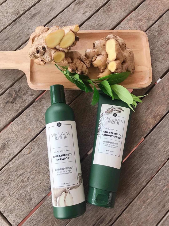 15100-co6-5.jpg Combo bộ dầu gội xả Weilaiya mọc tóc chiết xuất gừng xả - 6971025880370