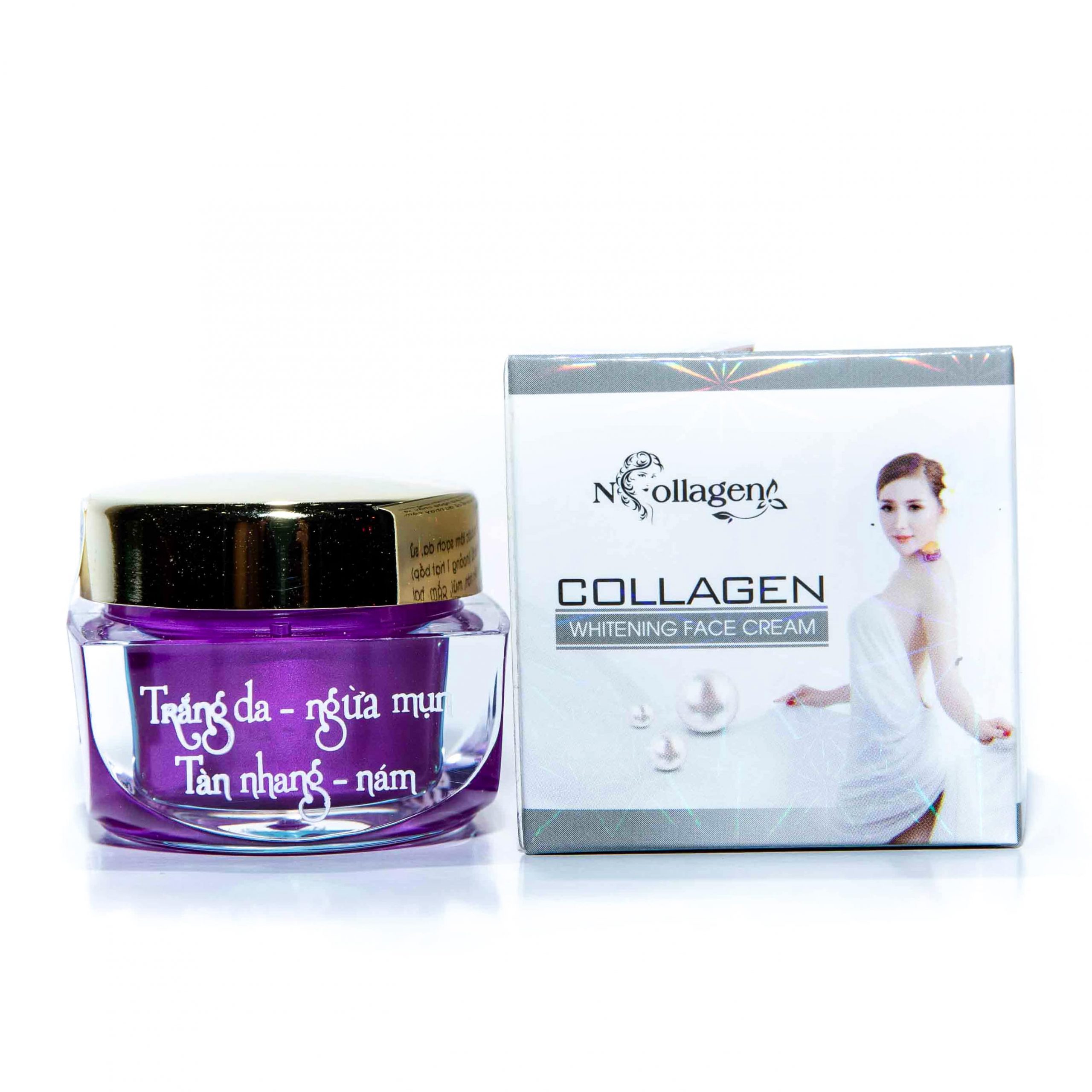 Kem Face Tím N Collagen Làm Sáng Da Giảm Thâm Nám