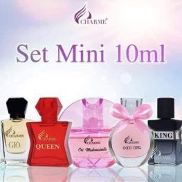 Set 5 chai nước hoa Charme mini 10ml chính hãng - 8938509617844