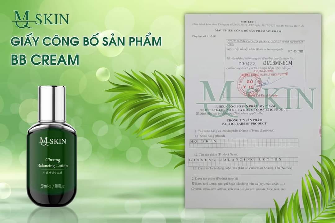 Bảng giá sỉ kem Tái Tạo Da BB Cream MQ Skin 15 Bảng giá sỉ kem Tái Tạo Da BB Cream MQ Skin