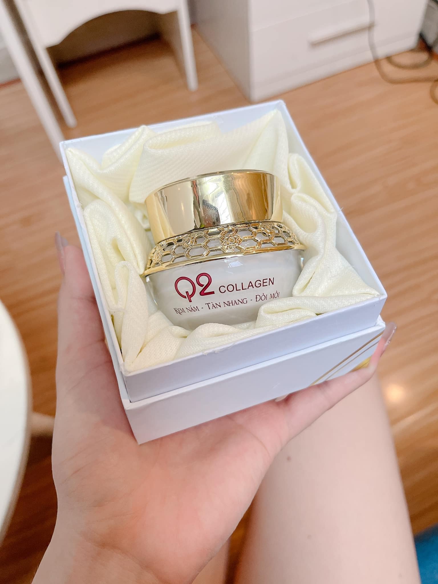 Kem face trị nám tàn nhang đồi mồi Q2 Collagen Sublimation Beauty 6 Kem face trị nám tàn nhang đồi mồi Q2 Collagen Sublimation Beauty