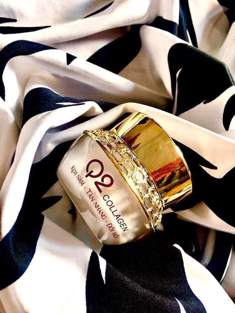 Kem face trị nám tàn nhang đồi mồi Q2 Collagen Sublimation Beauty 3 Kem face trị nám tàn nhang đồi mồi Q2 Collagen Sublimation Beauty