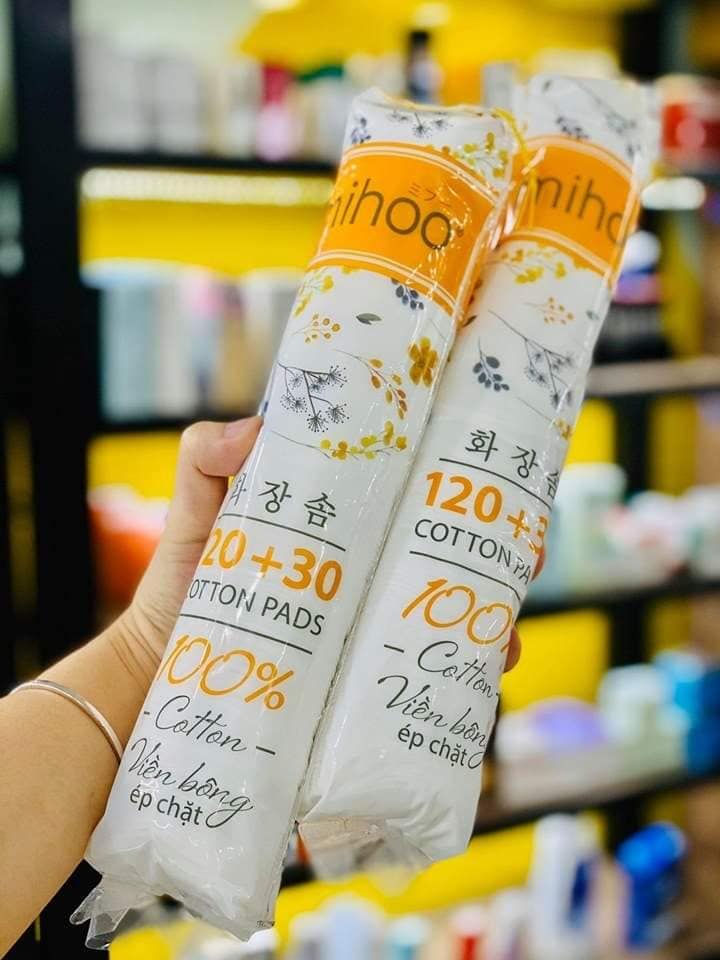 15306-188389811-1294544017607289-7150711037918606300-n-3.jpg Bông Tẩy Trang Mihoo 150 Miếng - 8936112021119