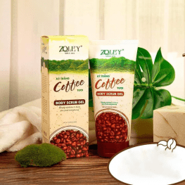 Tẩy tế bào Coffe tươi 300g Zoley chính hãng - 8936095371614
