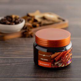 Tẩy tế bào Chết toàn thân quế hồi Nga Gel Scrub Coffee & Cinnamon Cloves 380g Chính Hãng - 4813053000806