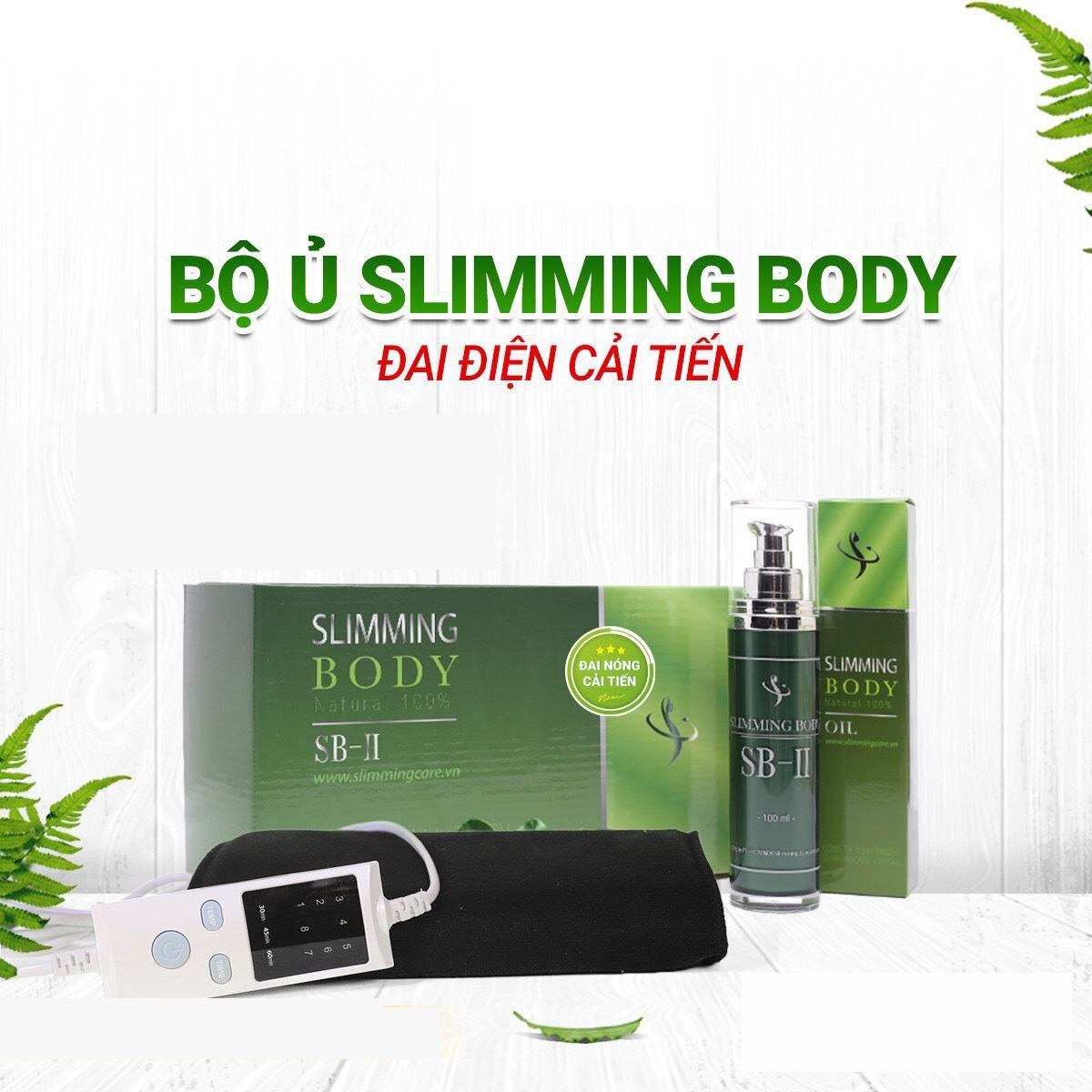 Bộ Ủ nóng tan mỡ Slimming Body 2 chính hãng