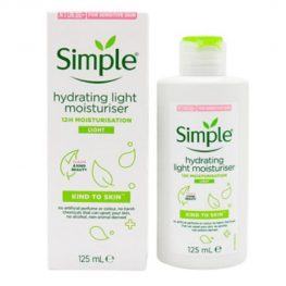 Sữa dưỡng ẩm Simple 125ml Kind To Skin Protecting Light Moisturiser chính hãng - 5011451103931