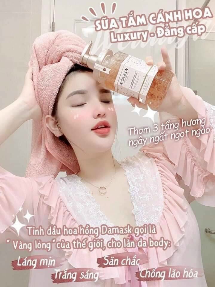 15878-z3125215703029-275d906310faeb42061e9159b7689ca8-9.jpg Sữa Tắm Trắng Da Cánh Hoa Hồng Weilaiya Damask 450ml Chính Hãng - 6971025880783