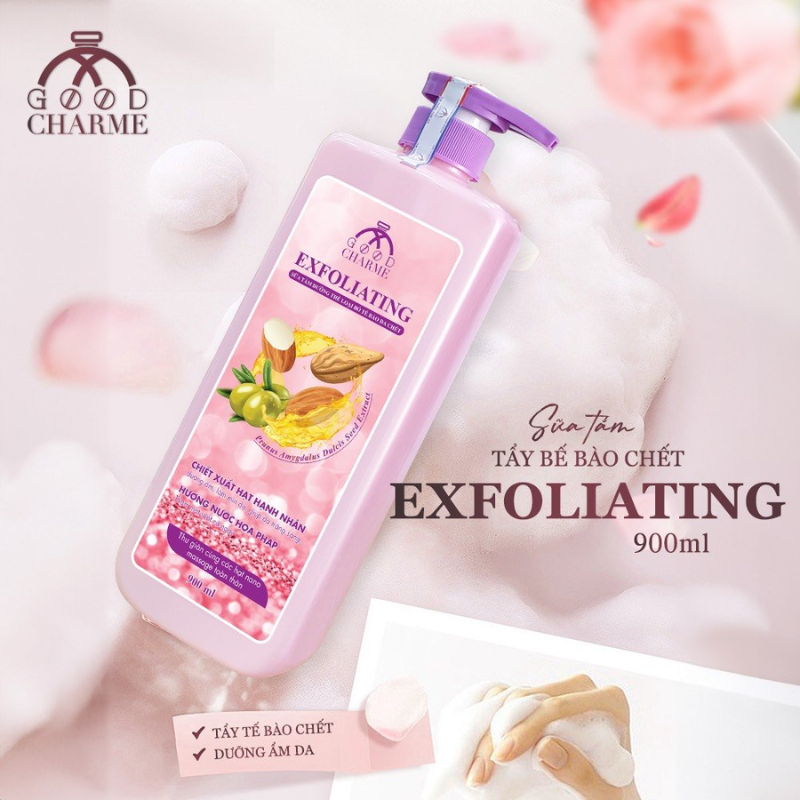 16130_5_20250913173528-4.png Sữa Tắm Cho Nữ Tẩy Tế Bào Da Chết Charme Exfoliating Hạt Hạnh Nhân Hương Nước Hoa Pháp 900ml - 8936194691552