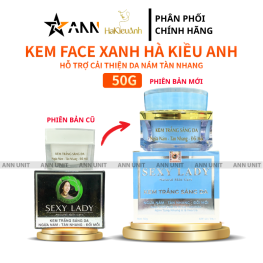 Kem Face Sexy Lady Hà Kiều Anh Shop 50g Giảm Thâm Nám - Hộp Màu Xanh - FACEHKA01