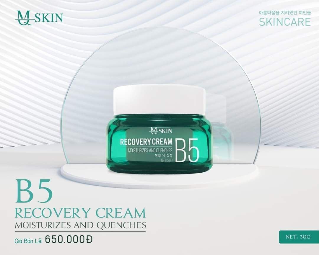 Kem dưỡng trắng da Recovery Cream B5 MQ SKIN