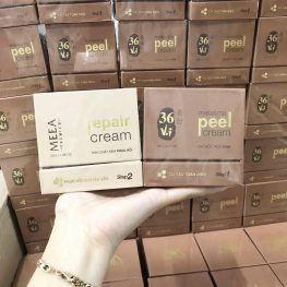 Combo Peel da tảo sâm đông y 36 vị + kem phục hồi da HA 36 vị Meea Origin Chính Hãng - COMBO01
