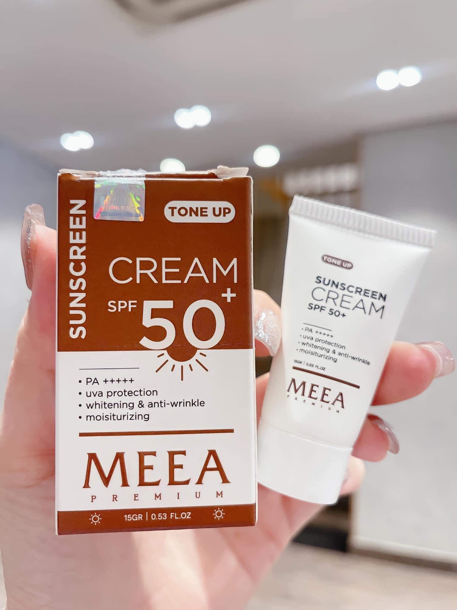 17194-292476510-2589466707855263-8156873682417907940-n-2.jpg Combo 5 Hộp Kem Chống Nắng MeeA Organic Mini 15ml - KCN01