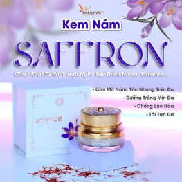 Kem Face trị nám dưỡng trắng da saffron Napoli Hải Âu Việt Chính Hãng - 8936106220160