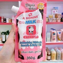 Muối tắm sữa bò tẩy tế bào chết A Bonne Spa Milk Salt 350g Thái Lan - 8857087000148