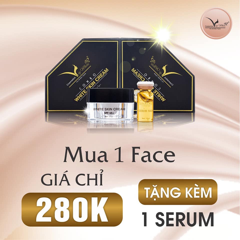 Kem Face VIP White (Tặng Kèm Serum) 13 Kem Face VIP White (Tặng Kèm Serum)