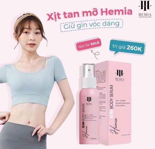 Kem Tan Mỡ Hemia Slim Body Spray 4 Kem Tan Mỡ Hemia Slim Body Spray