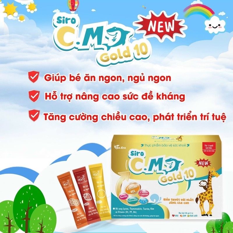 Siro Cá Mập C.M Gold 10 Công Ty Go Era 7 Siro Cá Mập C.M Gold 10 Công Ty Go Era