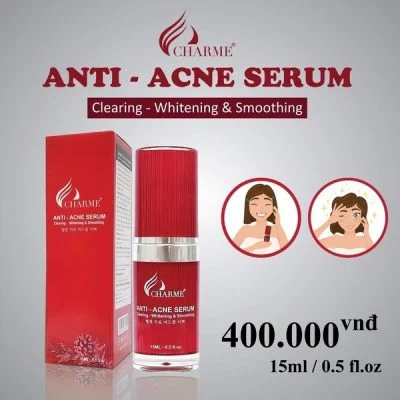 Sỉ serum Mụn Hàn Quốc Charme Anti Acne 15ml 5 Sỉ serum Mụn Hàn Quốc Charme Anti Acne 15ml