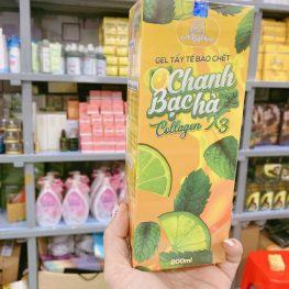 Tẩy tế bào chết Chanh Bạc Hà Collagen X3