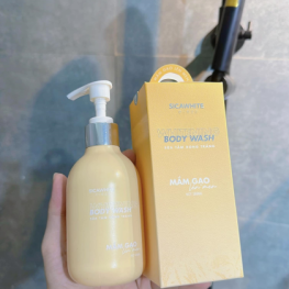 Sữa Tắm Xông Trắng Mầm Gạo Lên Men Sica White Chính Hãng