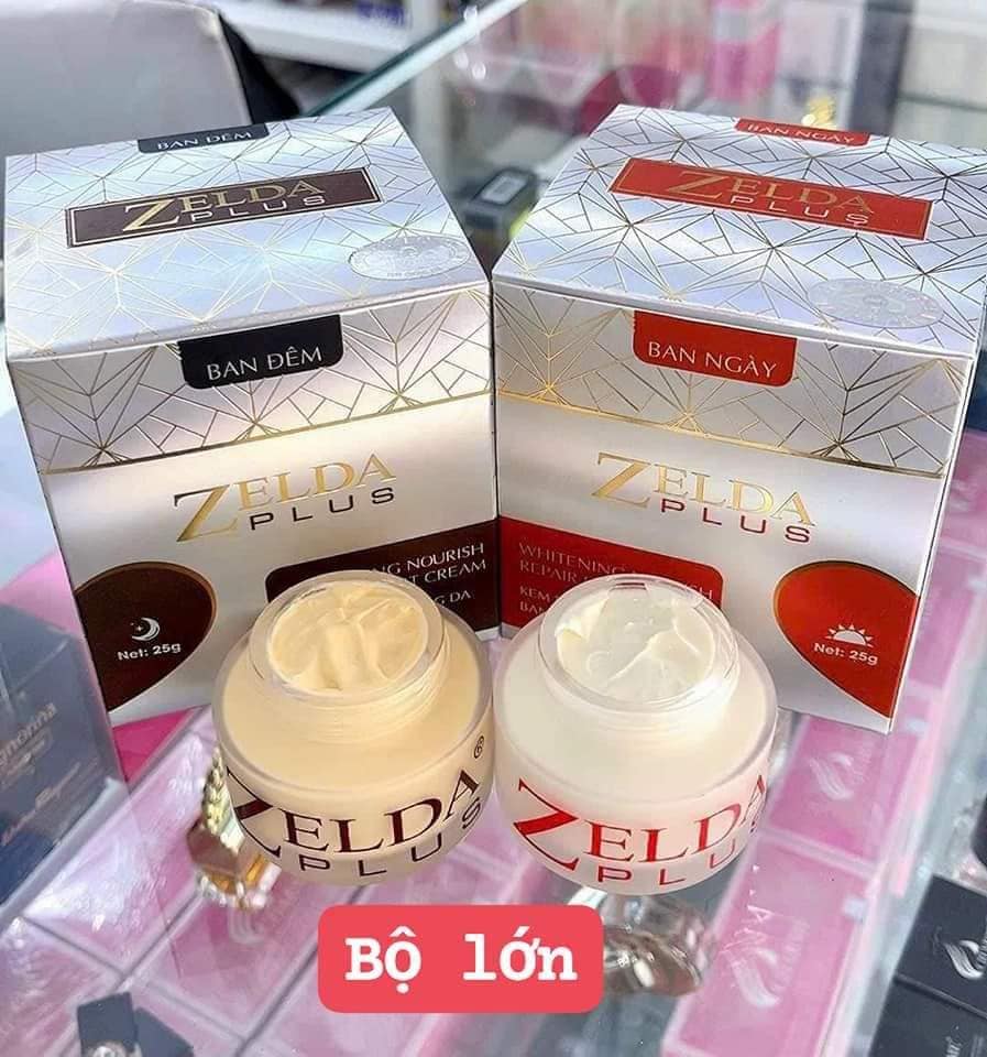 Combo Kem Face Zelda Plus Dưỡng Trắng Da Ngày Đêm 5 Combo Kem Face Zelda Plus Dưỡng Trắng Da Ngày Đêm