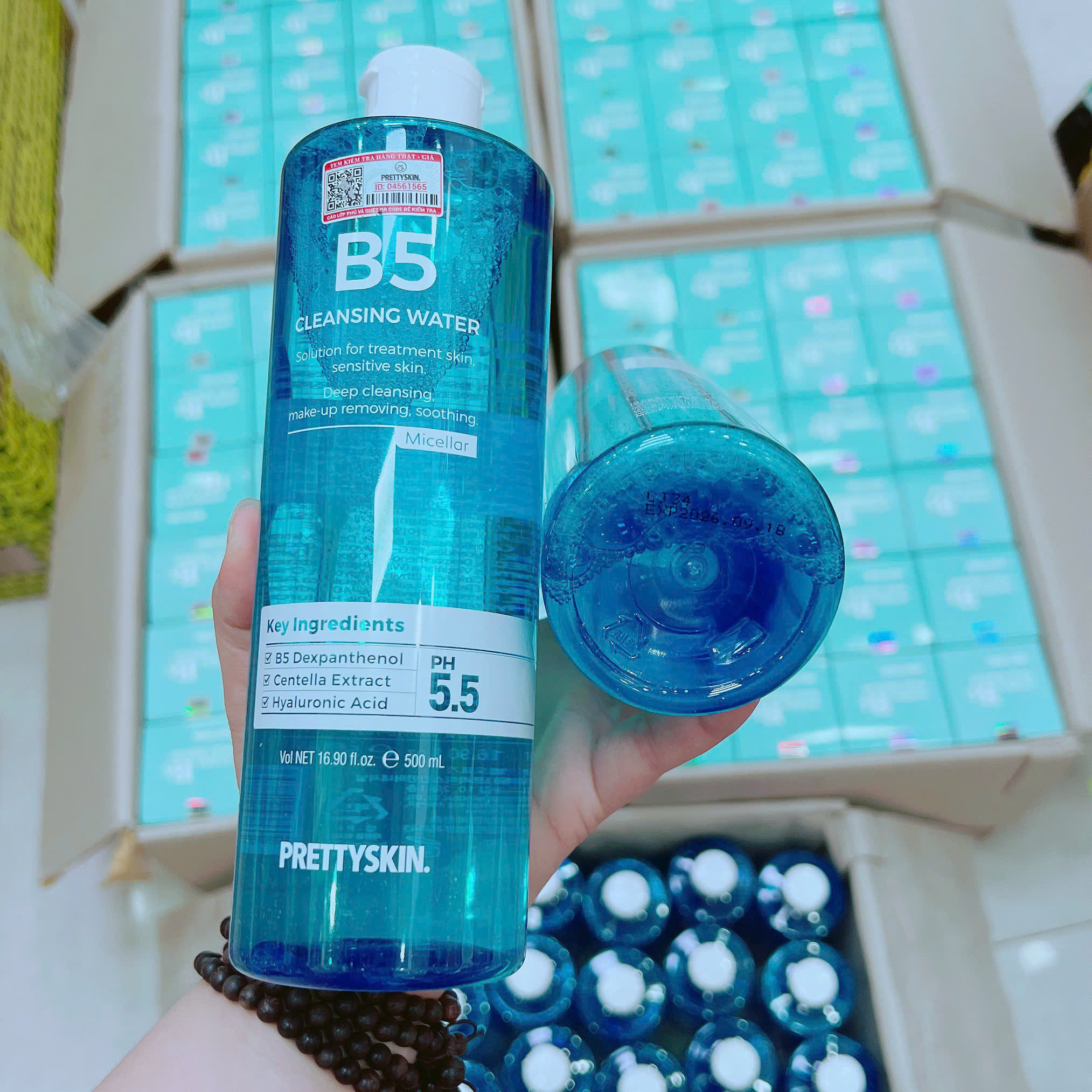 Sỉ nước Tẩy Trang B5 PrettySkin 500ml 10 Sỉ nước Tẩy Trang B5 PrettySkin 500ml