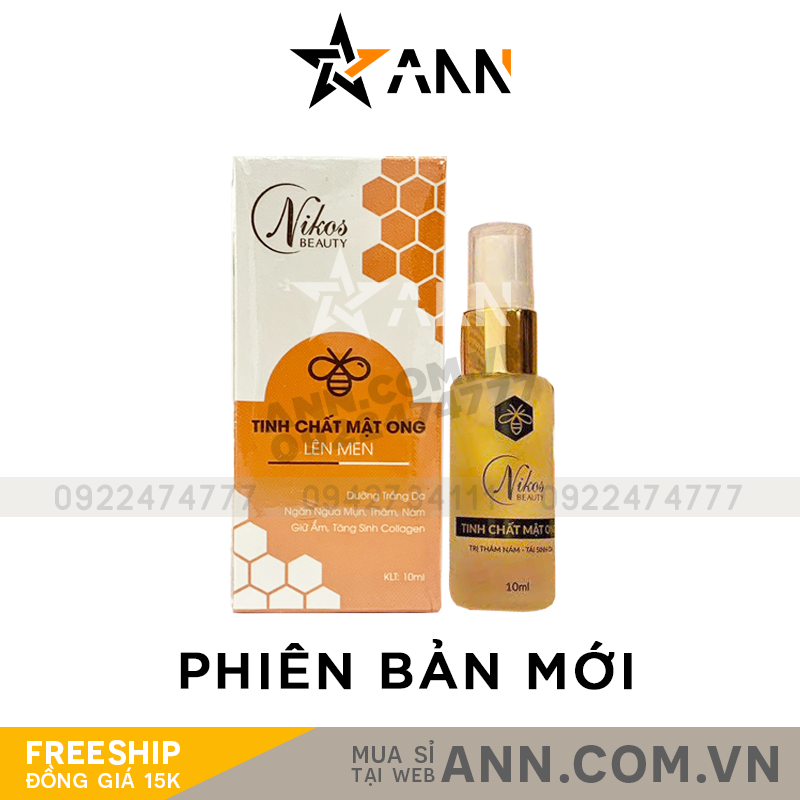 21313-serum-mat-ong-nicos-1.png Serum Tinh Chất Mật Ong Lên Men Nikos Beauty Phiên Bản Mới - 8938549741042