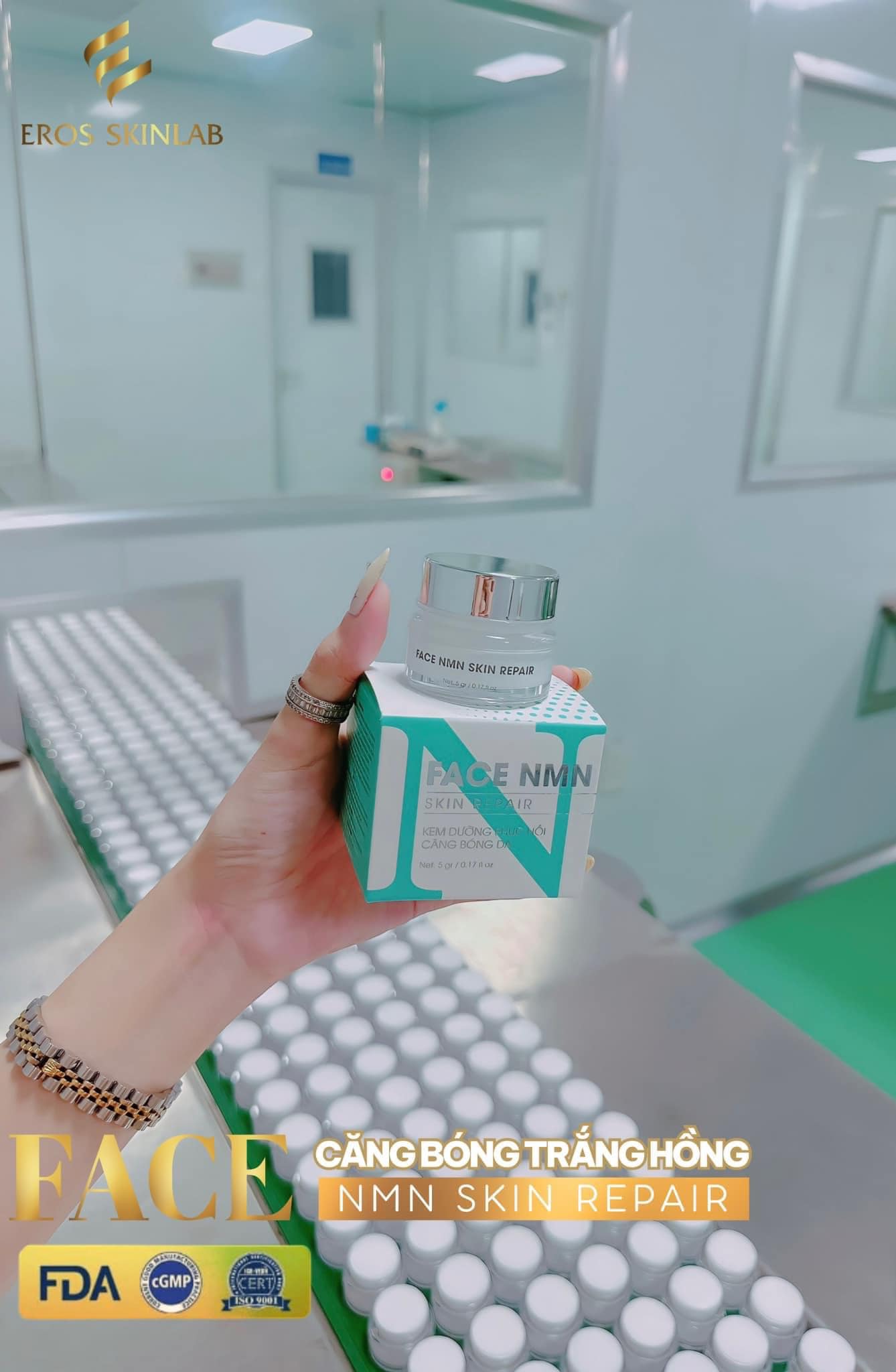 22417-384497162-3507100659511165-7019282034047370717-n-1-3.jpg Combo Kem Face và Serum Tinh Chất Collagen Peptide Eros Skinlab - CBFACEEROS